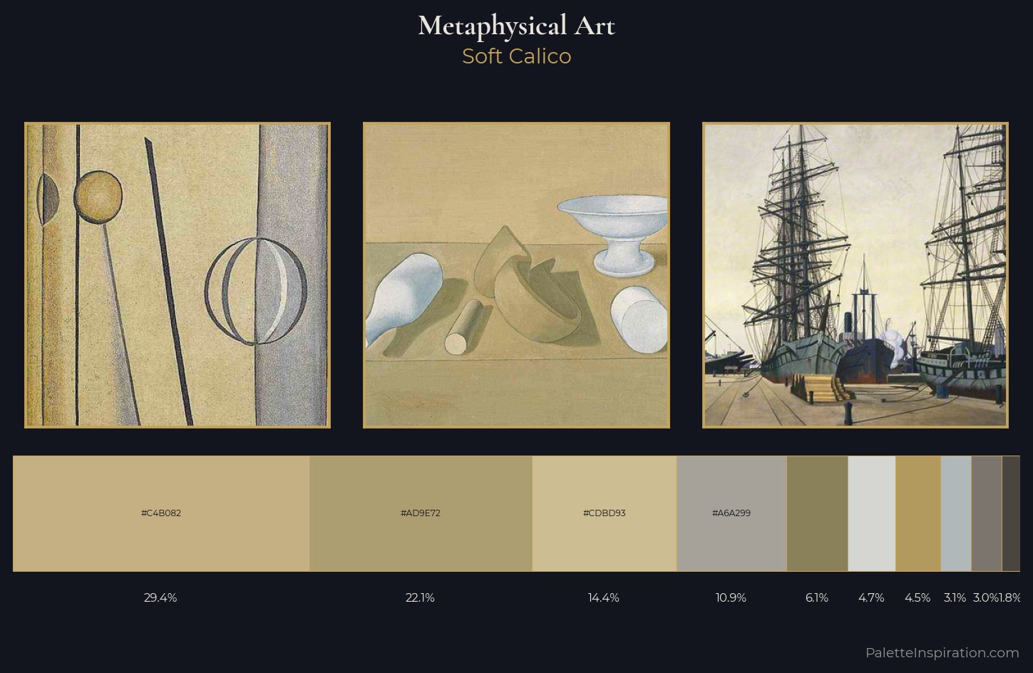 Metaphysical art Color Palette