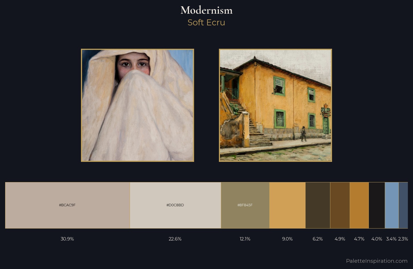 Modernism Palette 1 — Soft Ecru