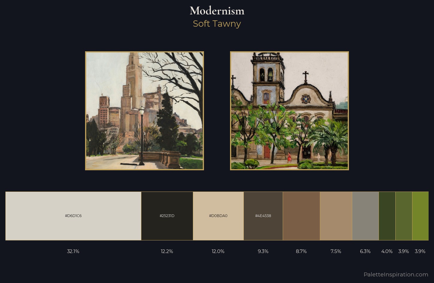 Modernism Palette 2 — Soft Tawny