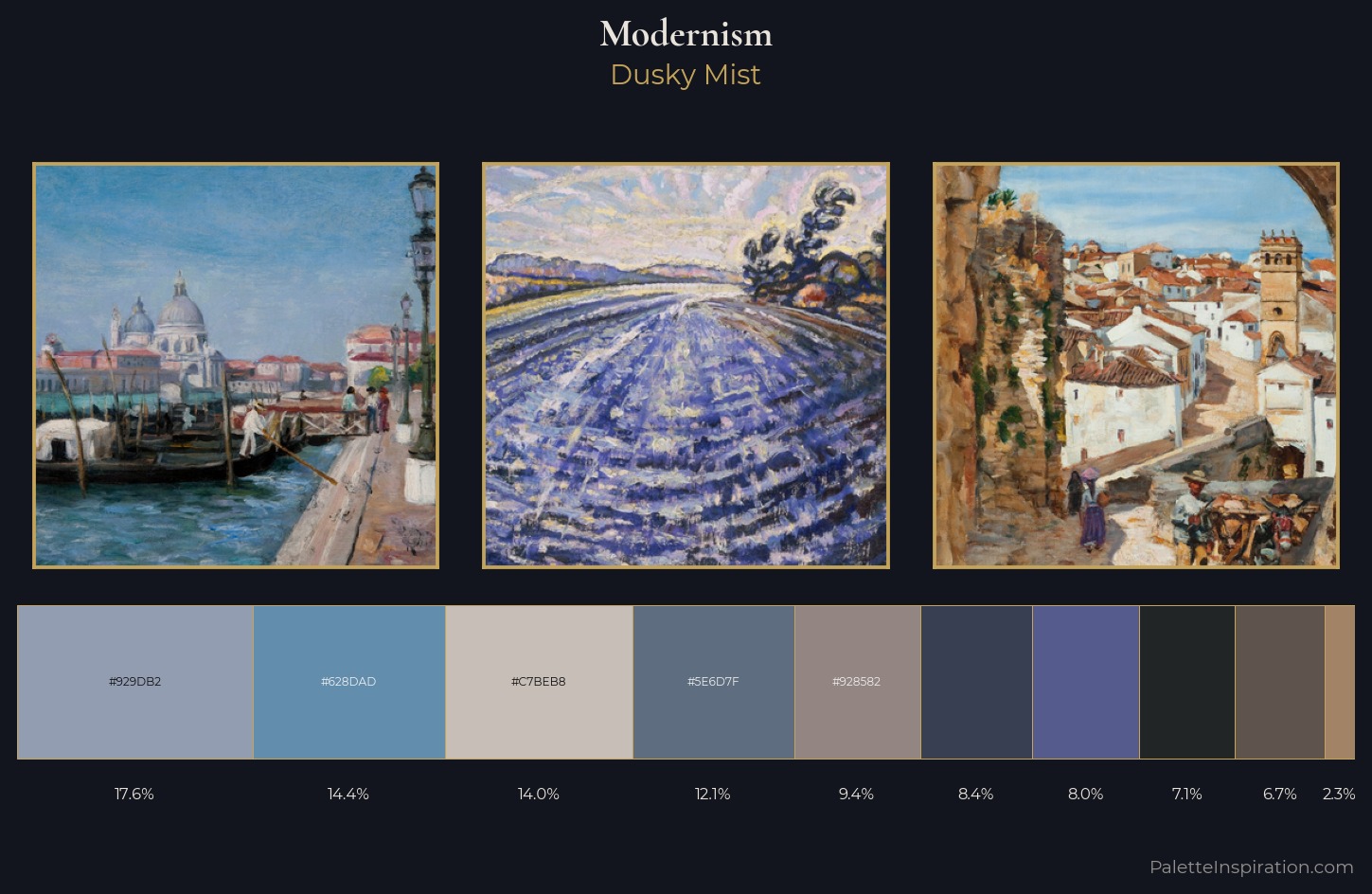 Modernism Palette 3 — Dusky Mist