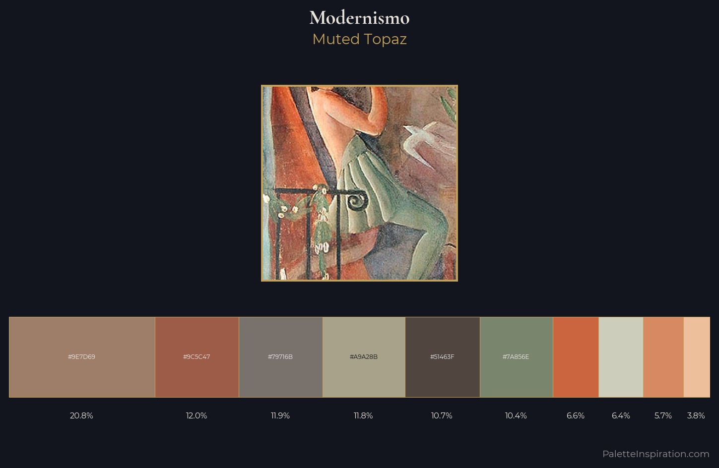 Modernismo Color Palette