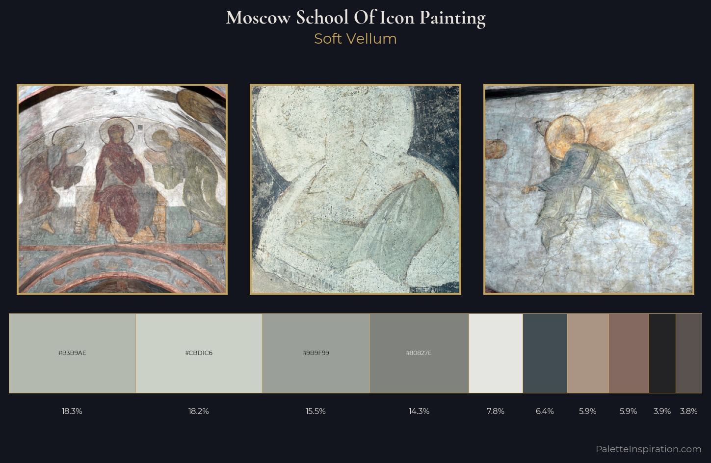 Moscow school of icon painting Palette 2 — Soft Vellum