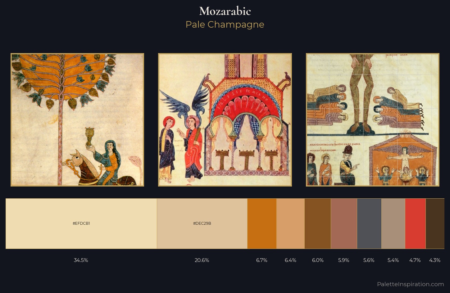 Mozarabic Palette 7 — Pale Champagne