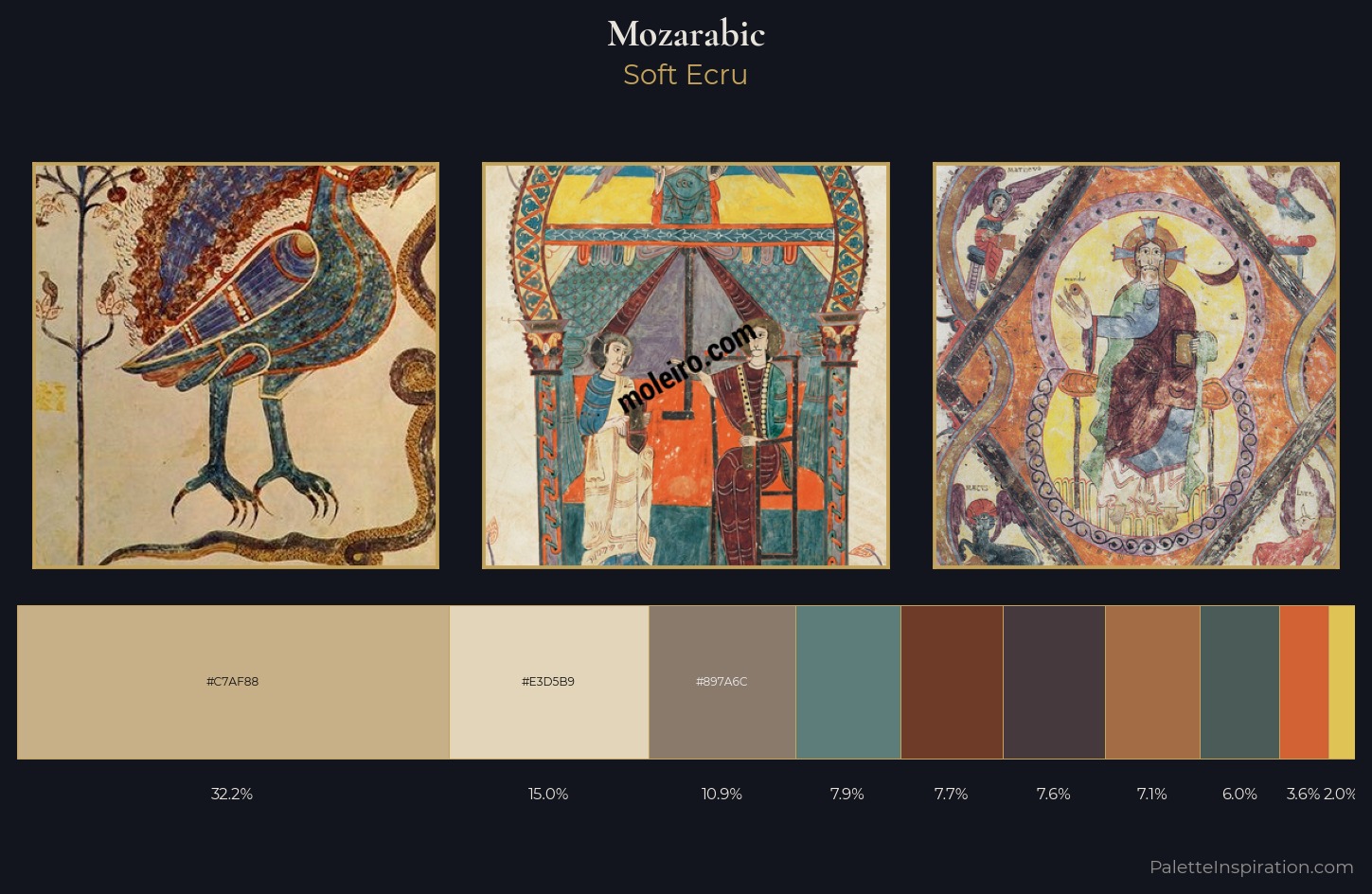 Mozarabic Palette 9 — Soft Ecru