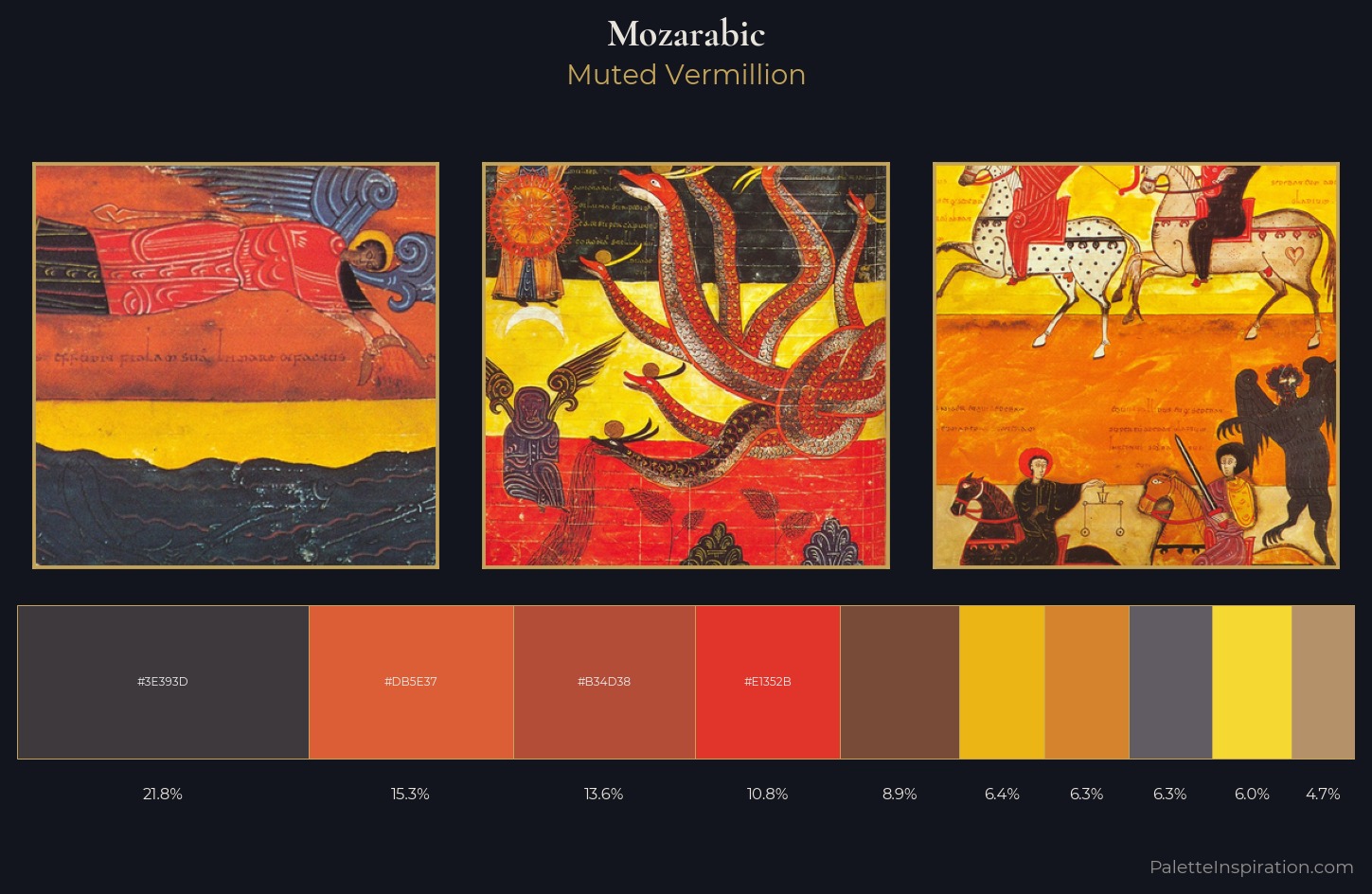 Mozarabic Palette 10 — Muted Vermillion