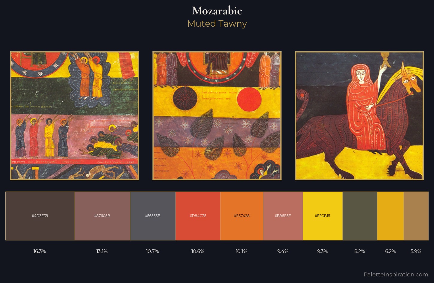 Mozarabic Palette 11 — Muted Tawny
