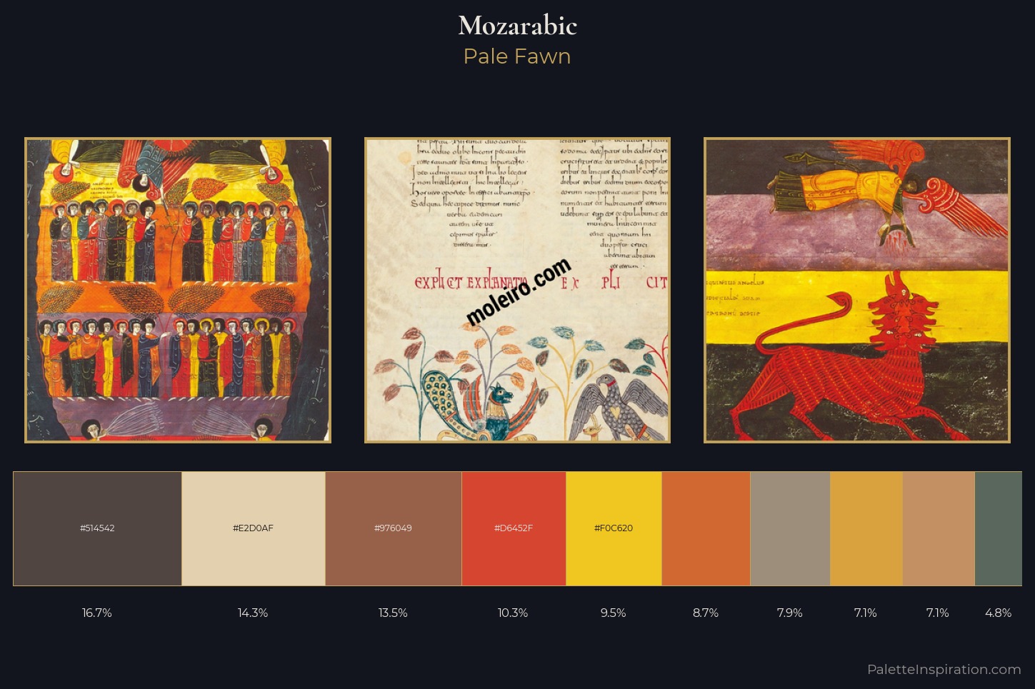 Mozarabic Master Palette — Pale Fawn