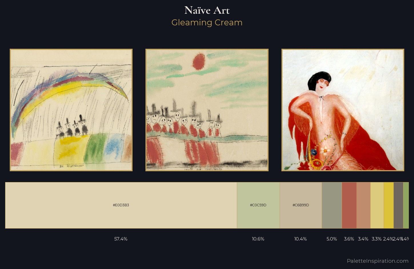 Naïve Art Palette 1 - Gleaming Cream
