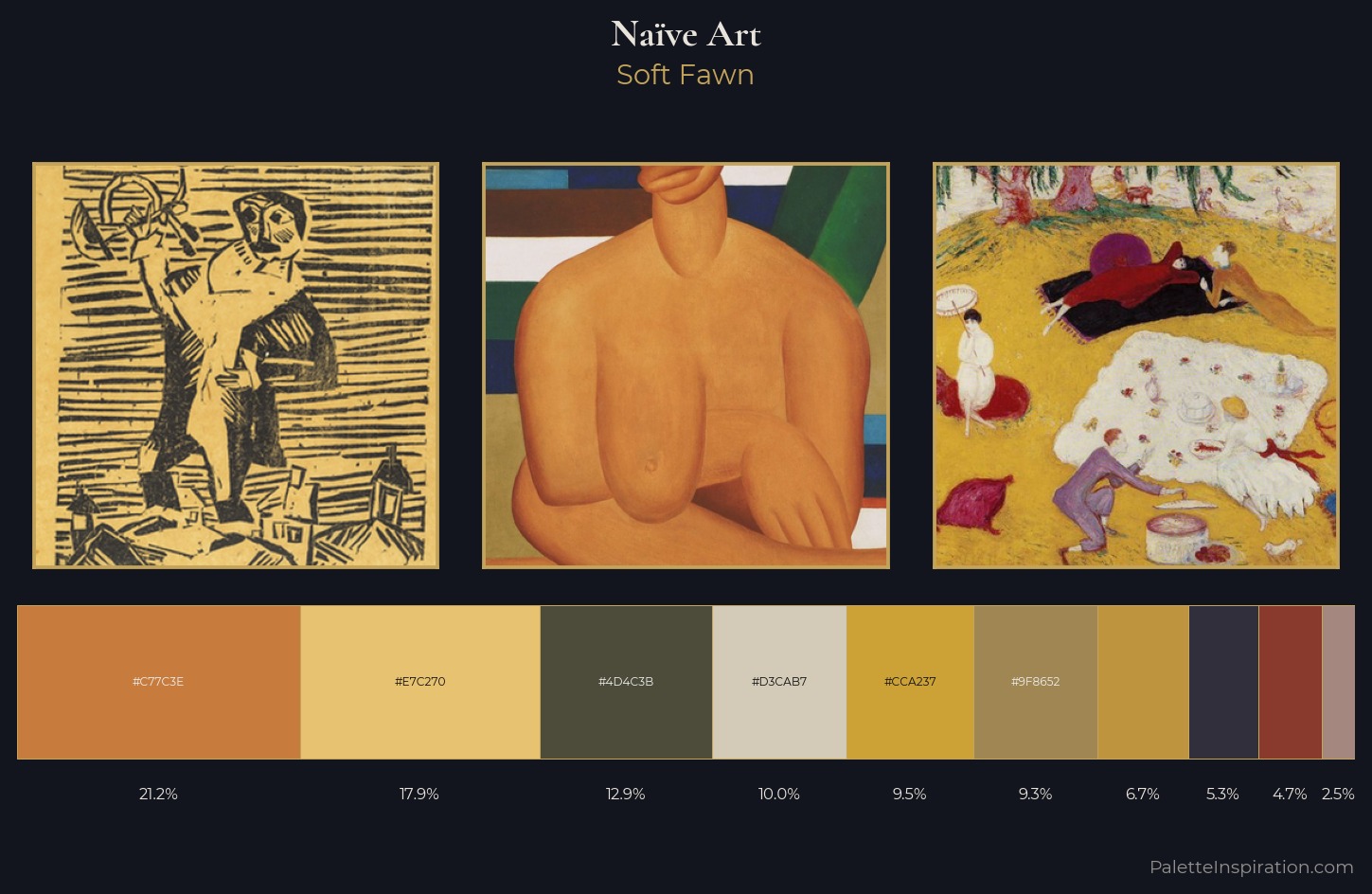 Naïve Art Palette 7 - Soft Fawn