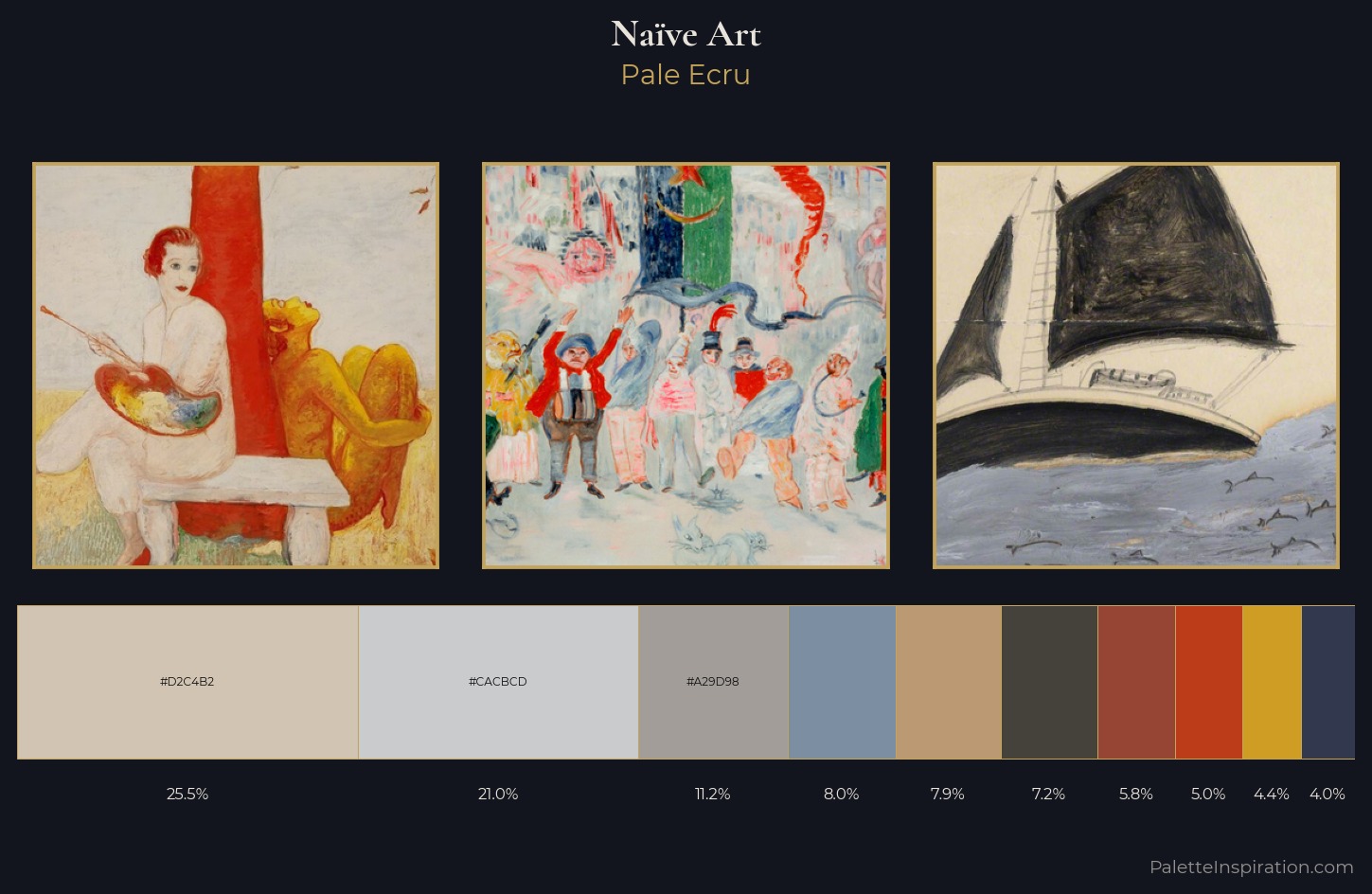 Naïve Art Palette 8 - Pale Ecru