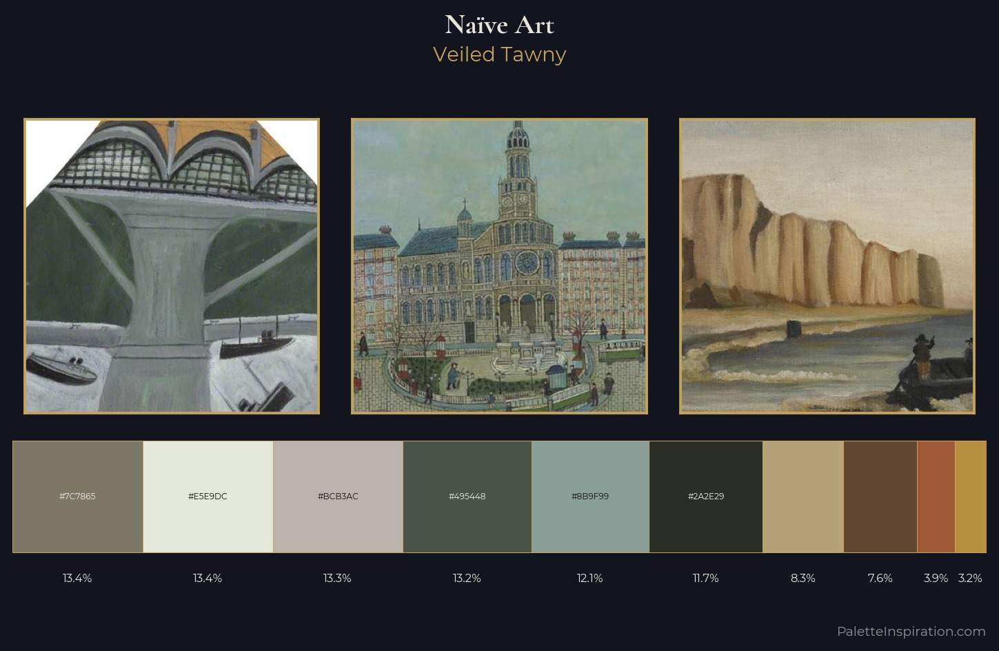Naïve Art Palette 11 — Veiled Tawny