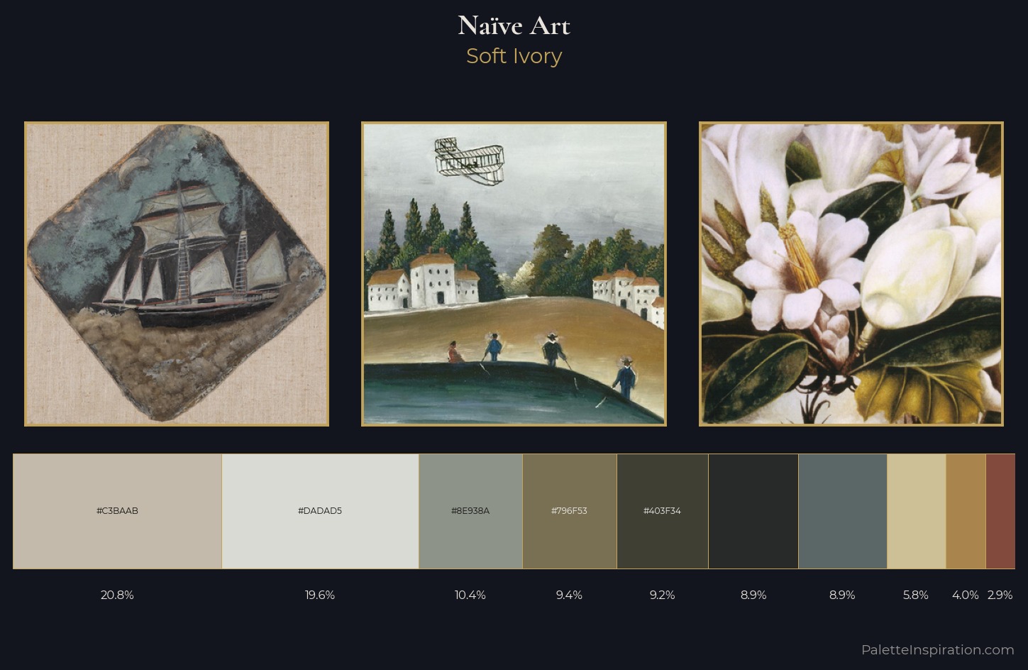 Naïve Art Palette 12 — Soft Ivory