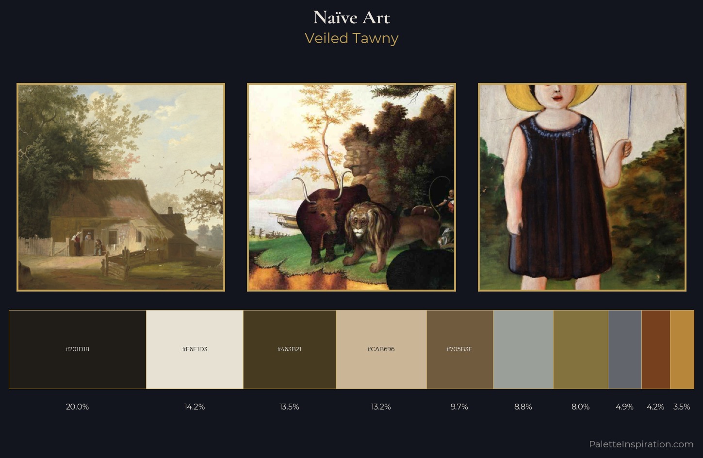 Naïve Art Palette 18 - Veiled Tawny
