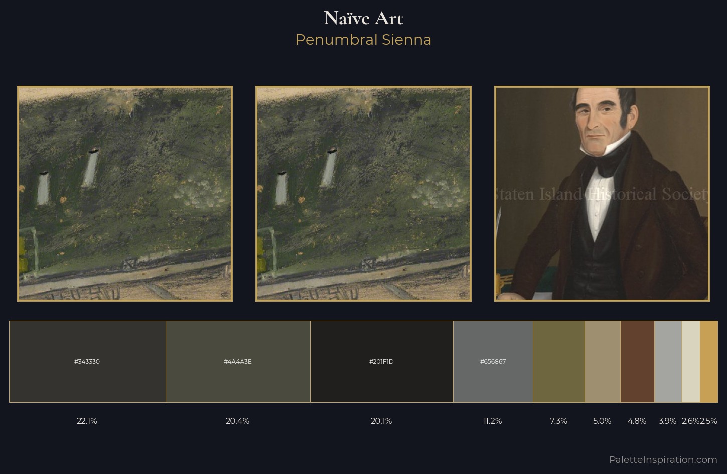 Naïve Art Palette 21 - Penumbral Sienna