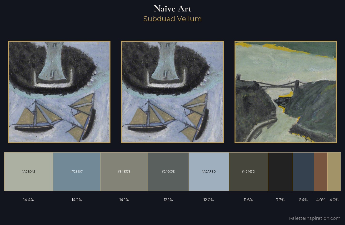 Naïve Art Palette 22 - Subdued Vellum