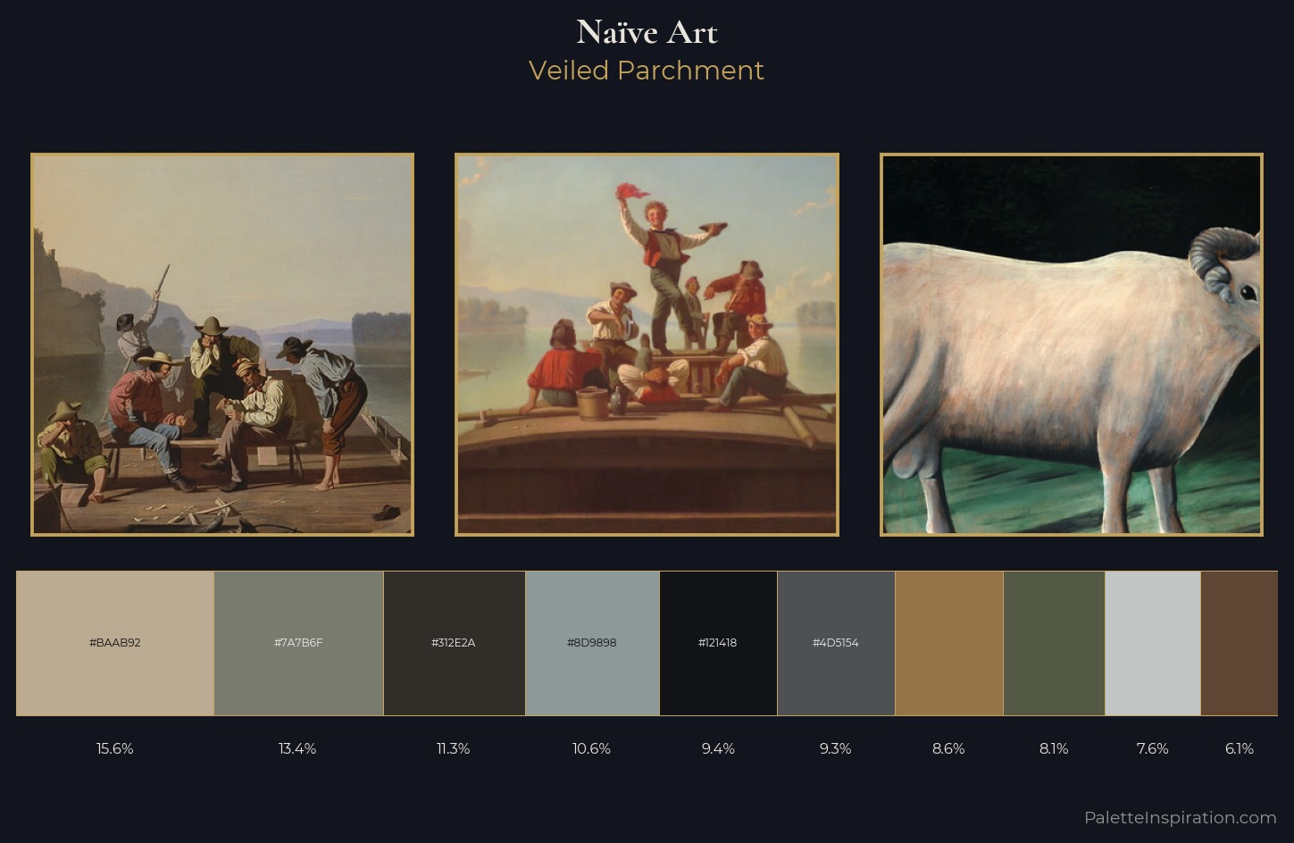 Naïve Art Palette 27 — Veiled Parchment