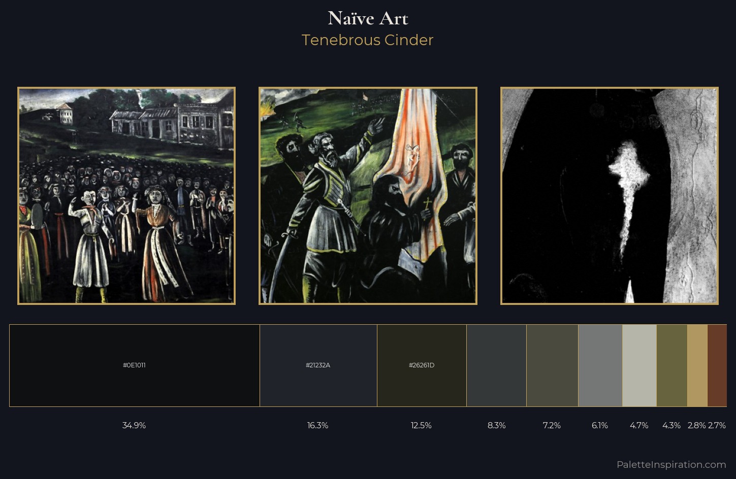 Naïve Art Palette 32 - Tenebrous Cinder