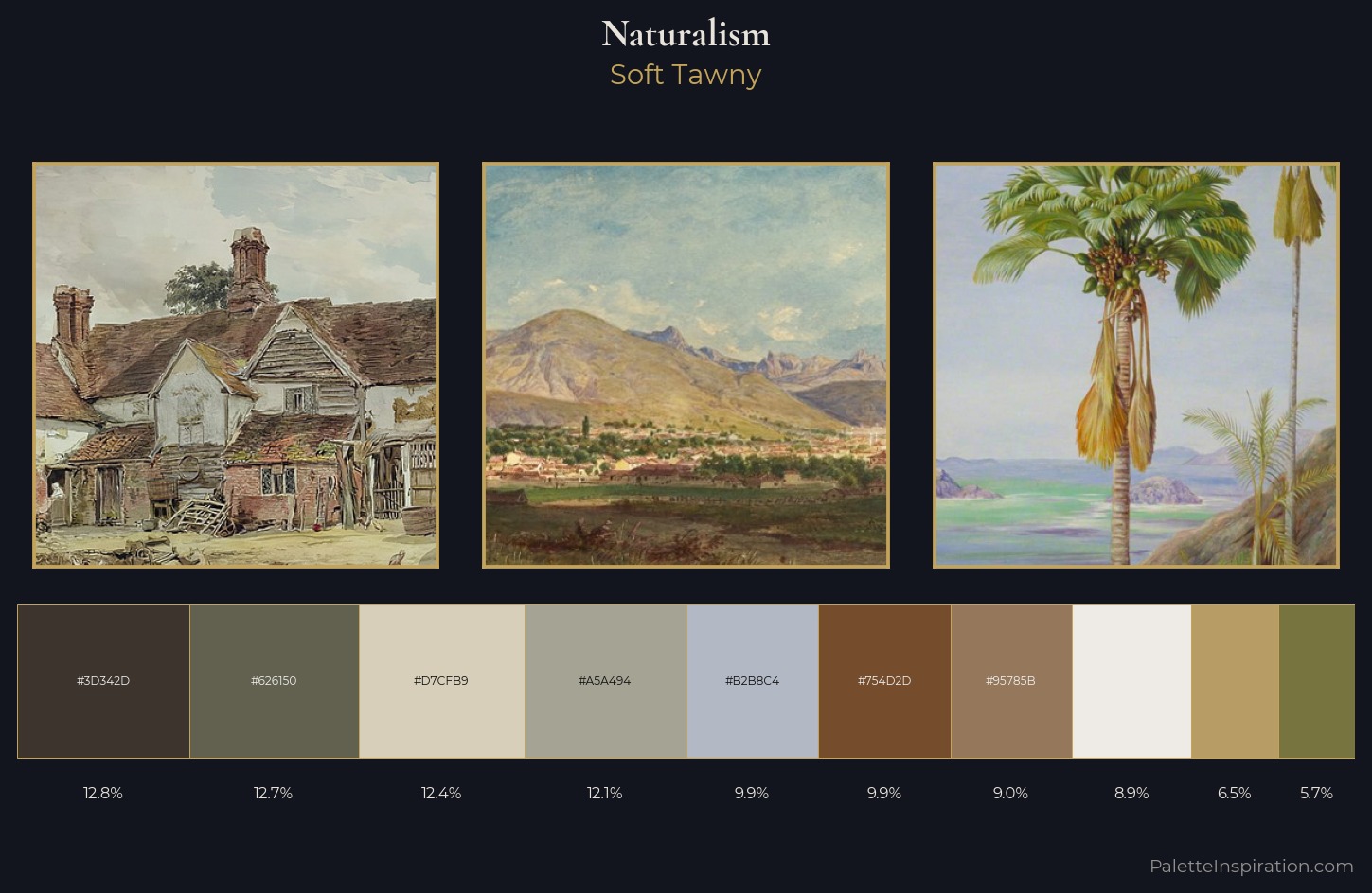 Naturalism Palette 2 — Soft Tawny