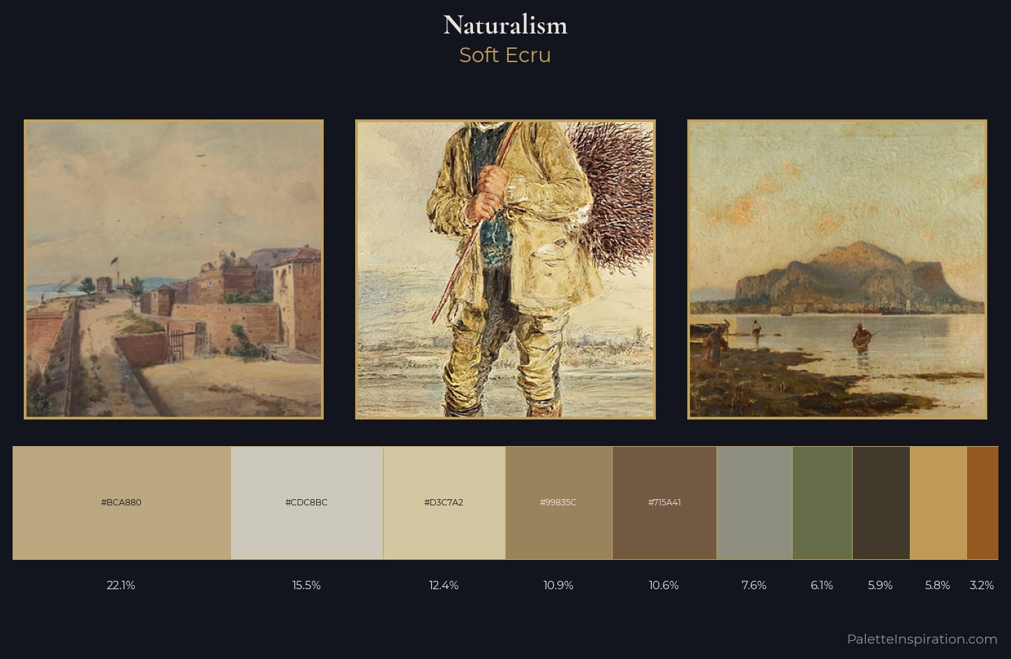 Naturalism Palette 3 — Soft Ecru
