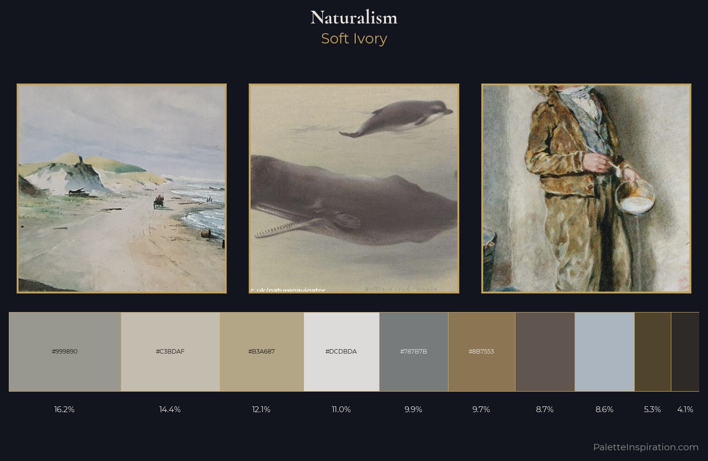 Naturalism Palette 4 — Soft Ivory