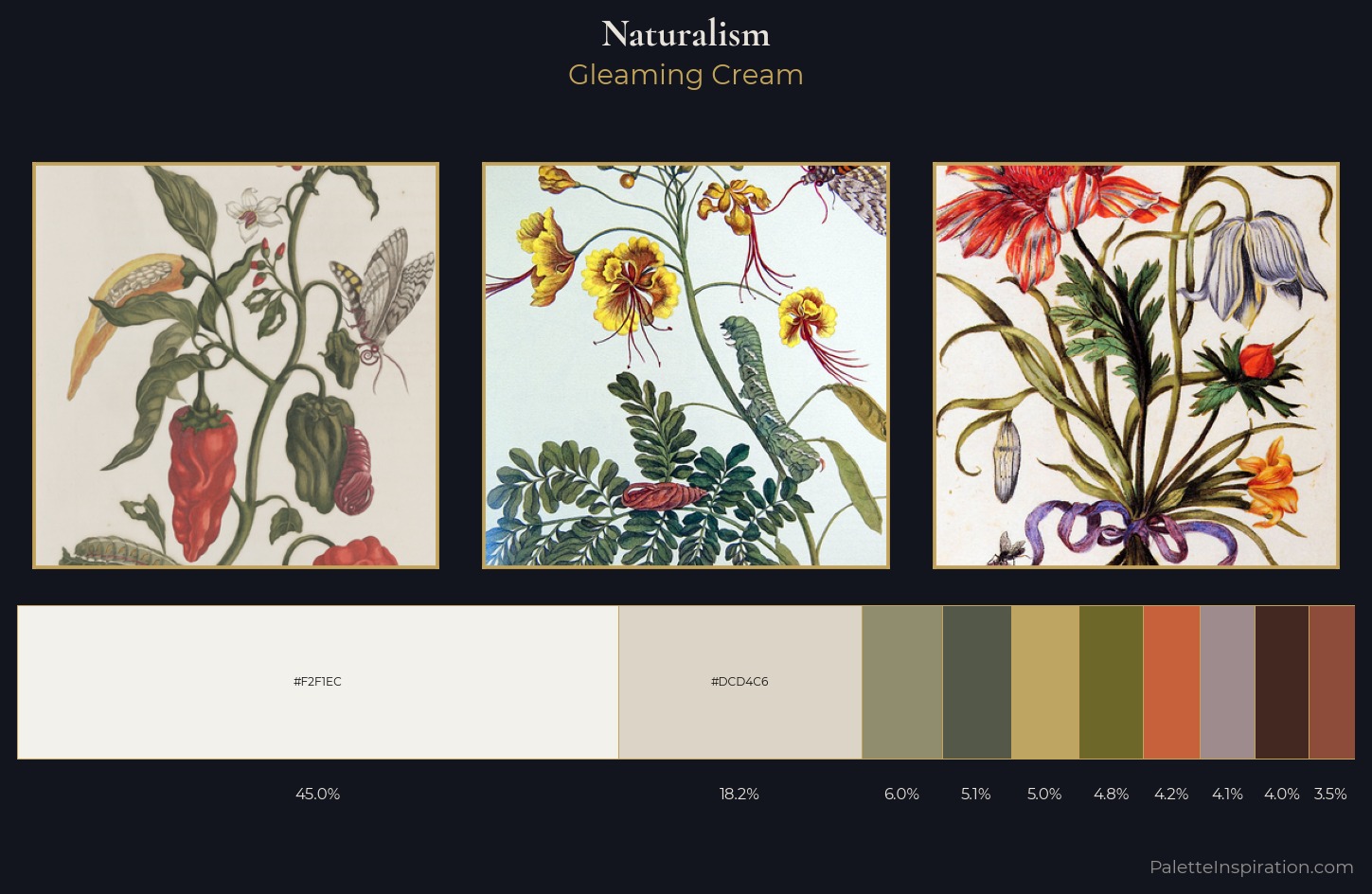 Naturalism Palette 5 — Gleaming Cream