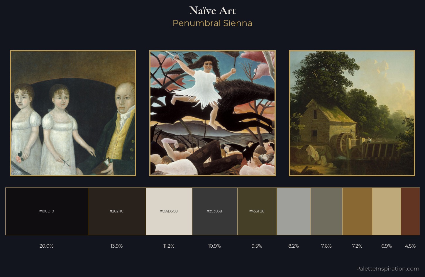 Naïve Art Palette 30 — Penumbral Sienna