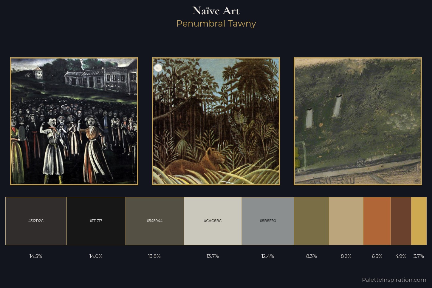 Naïve Art Master Palette — Penumbral Tawny