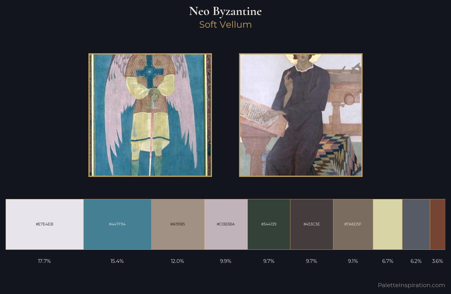 Neo-Byzantine Palette 3 — Soft Vellum