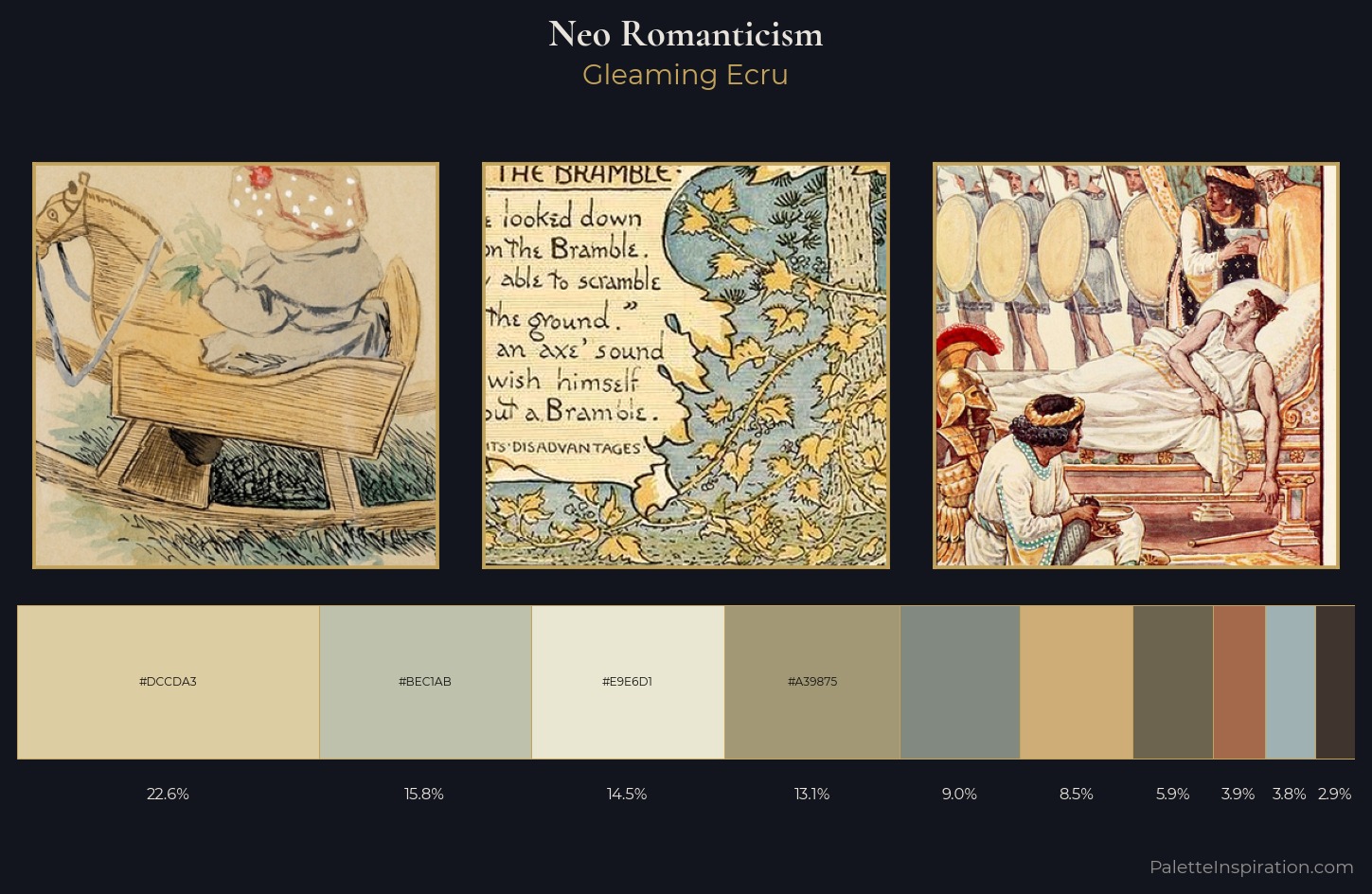 Neo-Romanticism Palette 2 — Gleaming Ecru