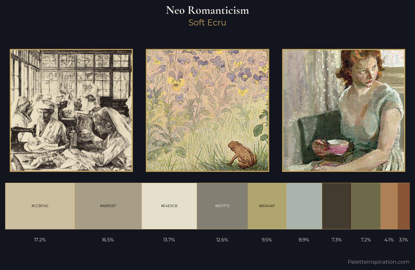 Neo-Romanticism Palette 6 — Soft Ecru