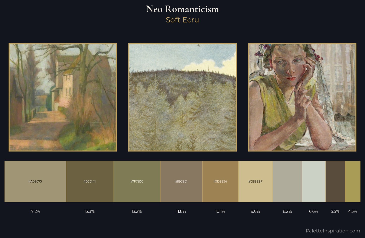 Neo-Romanticism Palette 8 — Soft Ecru