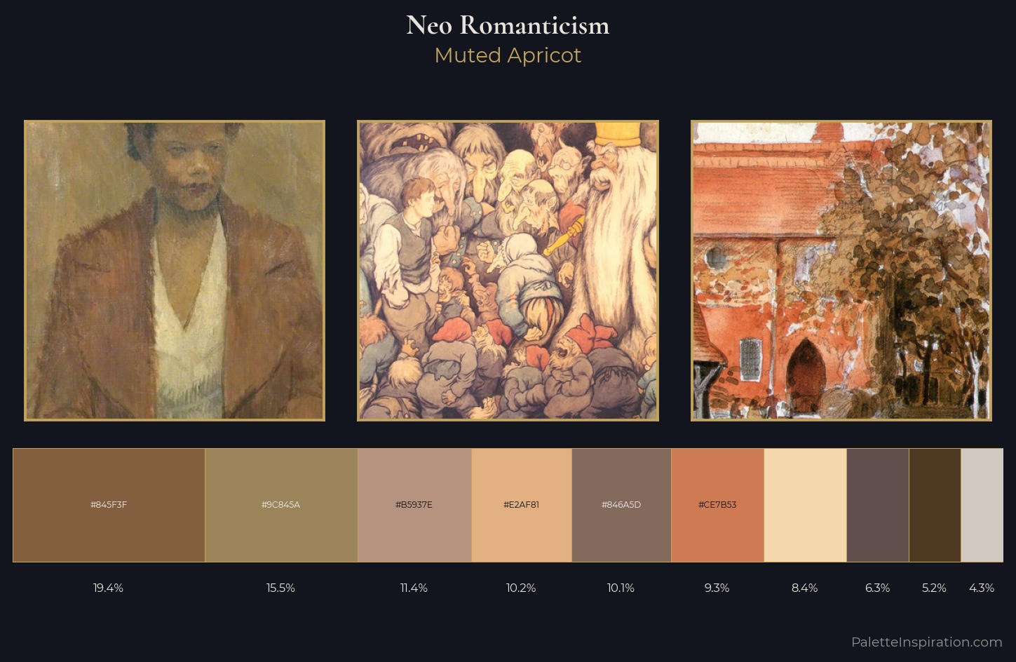 Neo-Romanticism Palette 9 — Muted Apricot