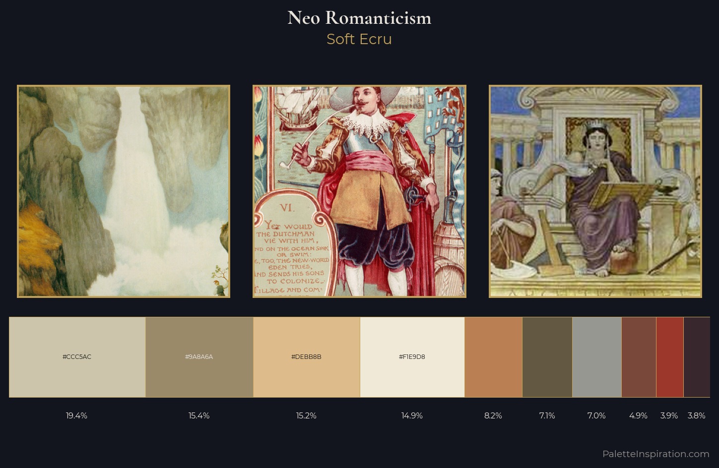 Neo-Romanticism Palette 10 — Soft Ecru