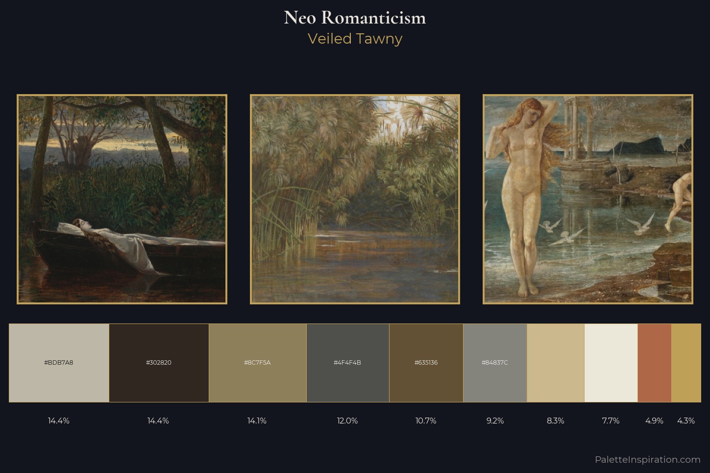 Neo-Romanticism Master Palette — Veiled Tawny