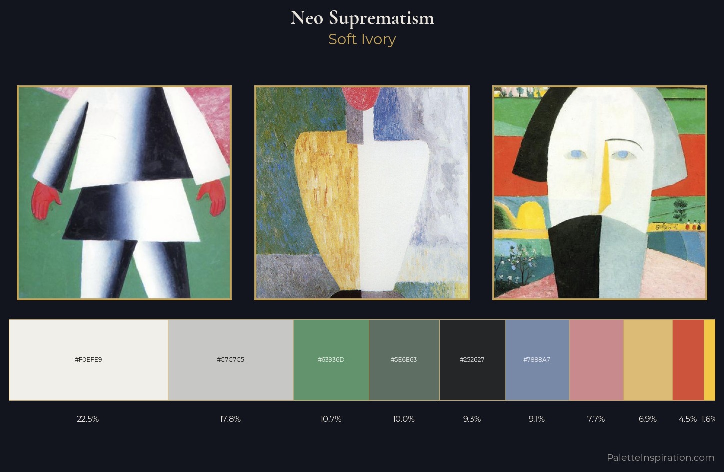 Neo-Suprematism Color Palette