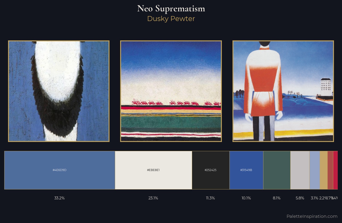 Neo-Suprematism Palette 5 — Dusky Pewter