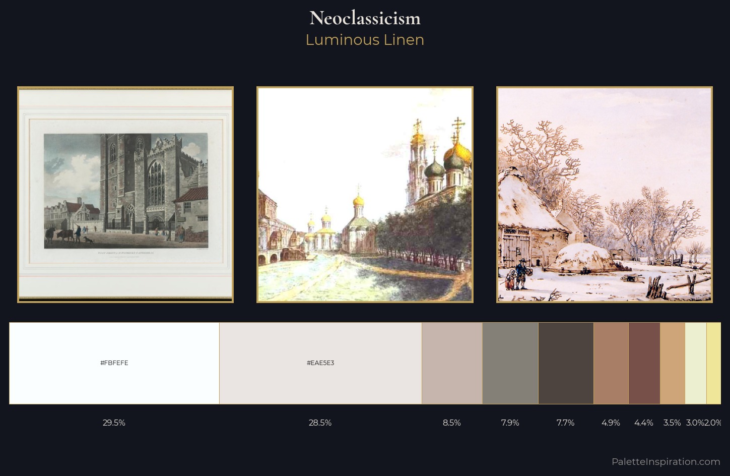 Neoclassicism Color Palette