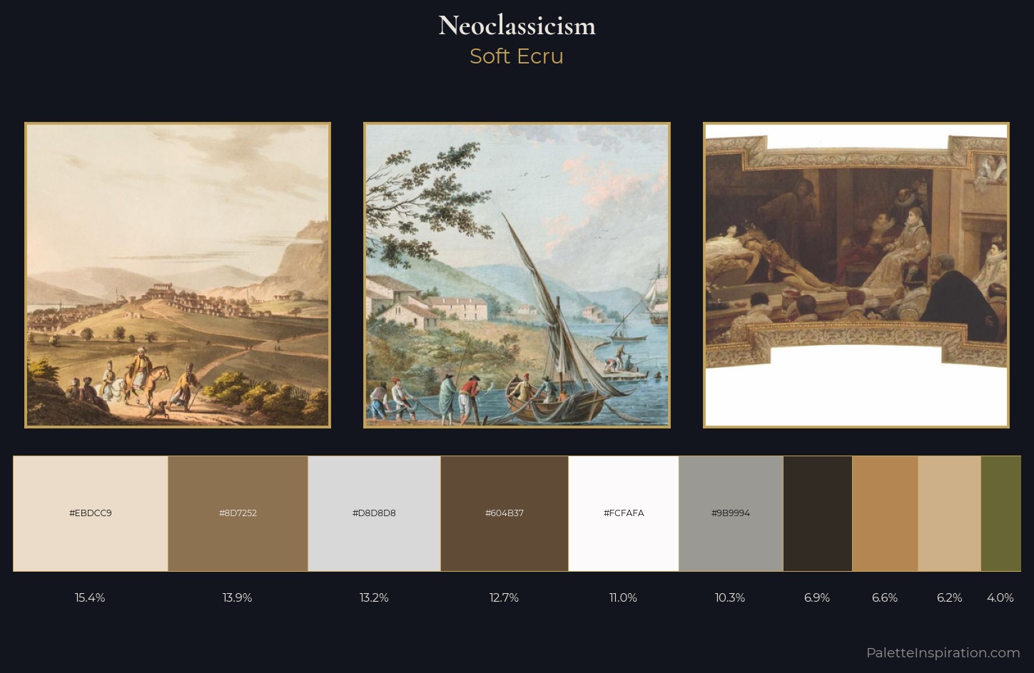 Neoclassicism Palette 3 — Soft Ecru
