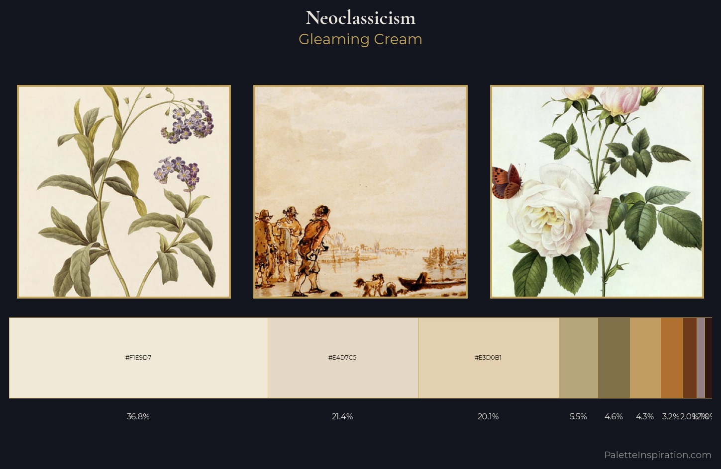 Neoclassicism Palette 5 — Gleaming Cream