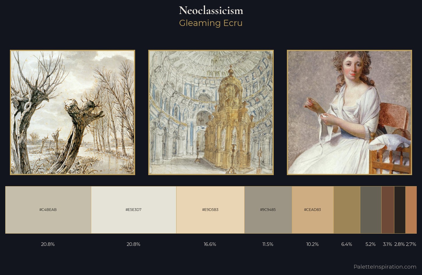 Neoclassicism Palette 6 — Gleaming Ecru