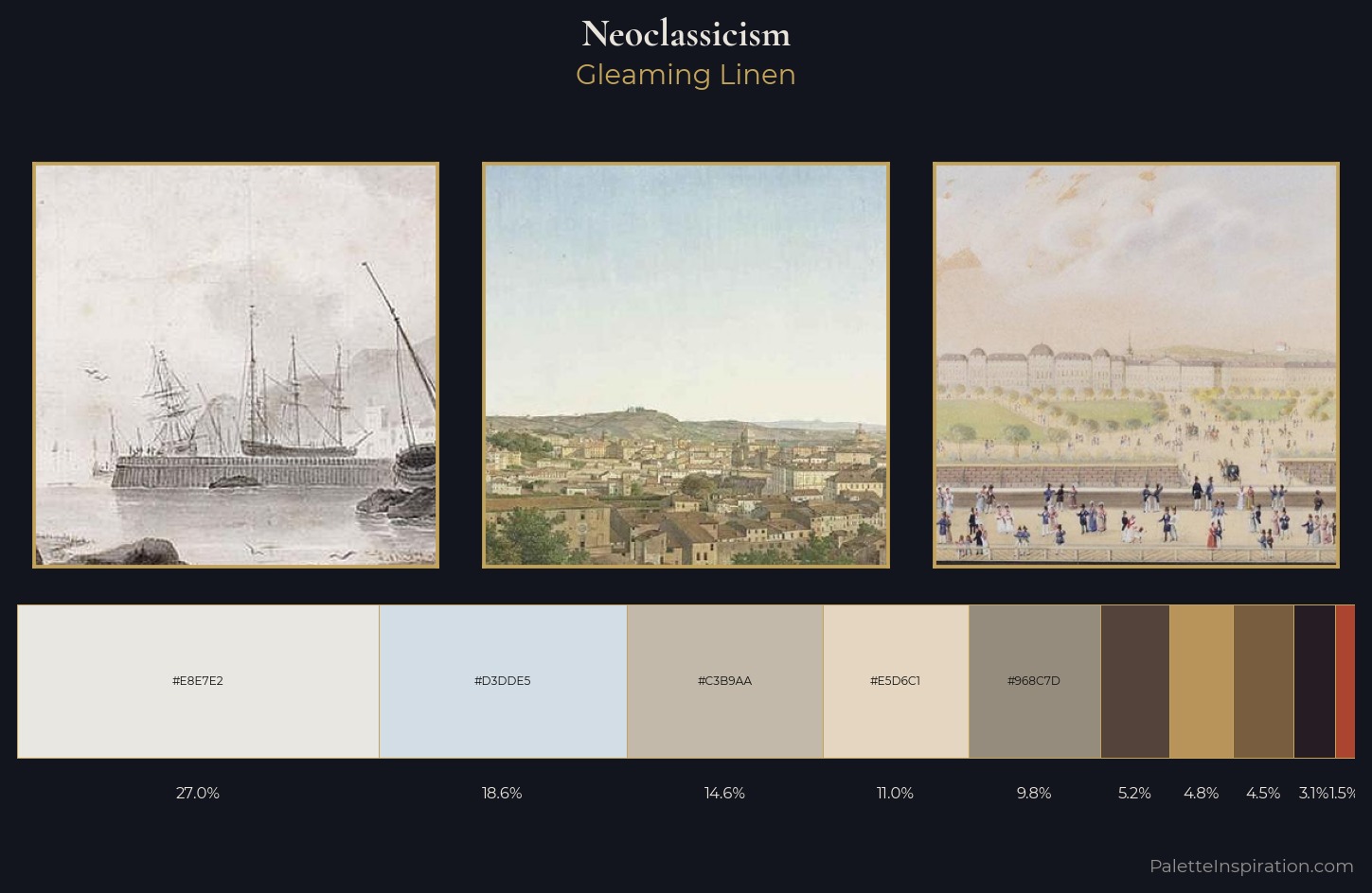Neoclassicism Palette 7 — Gleaming Linen
