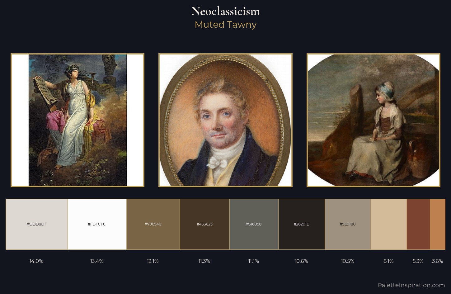 Neoclassicism Palette 11 — Muted Tawny