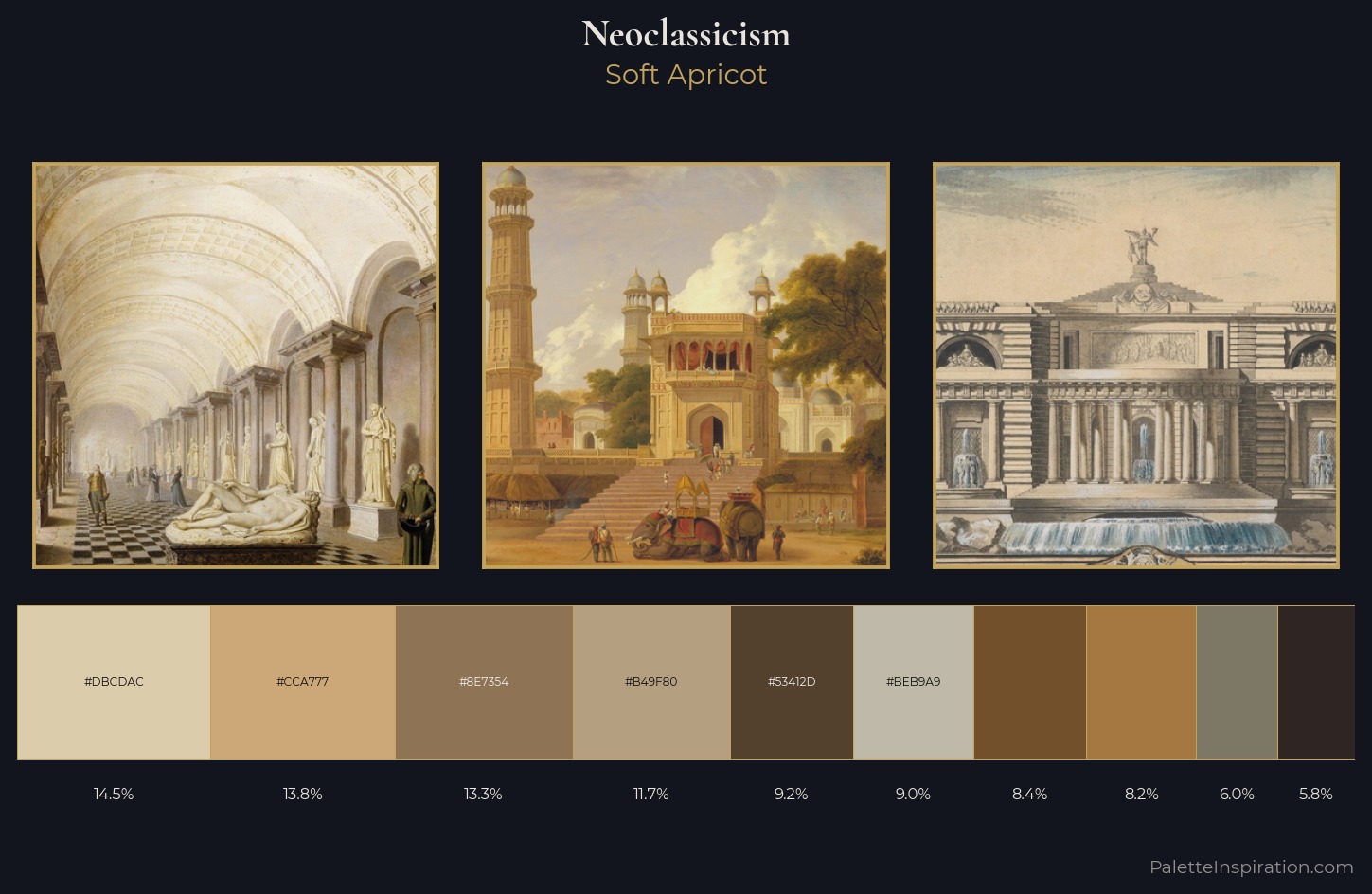Neoclassicism Palette 13 — Soft Apricot