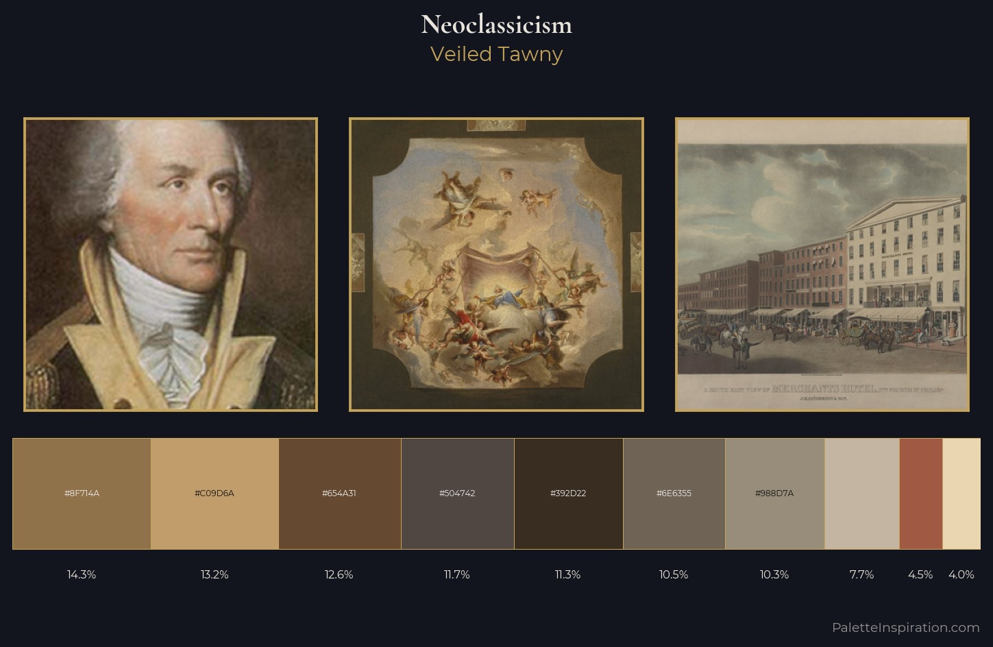 Neoclassicism Palette 16 — Veiled Tawny