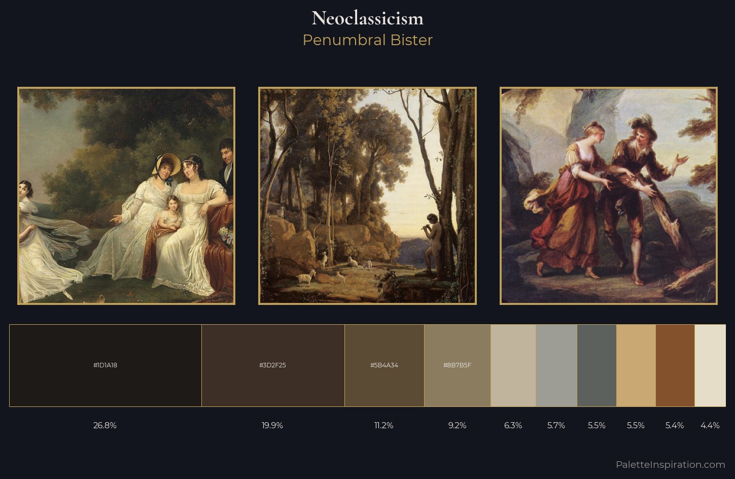 Neoclassicism Palette 21 — Penumbral Bister