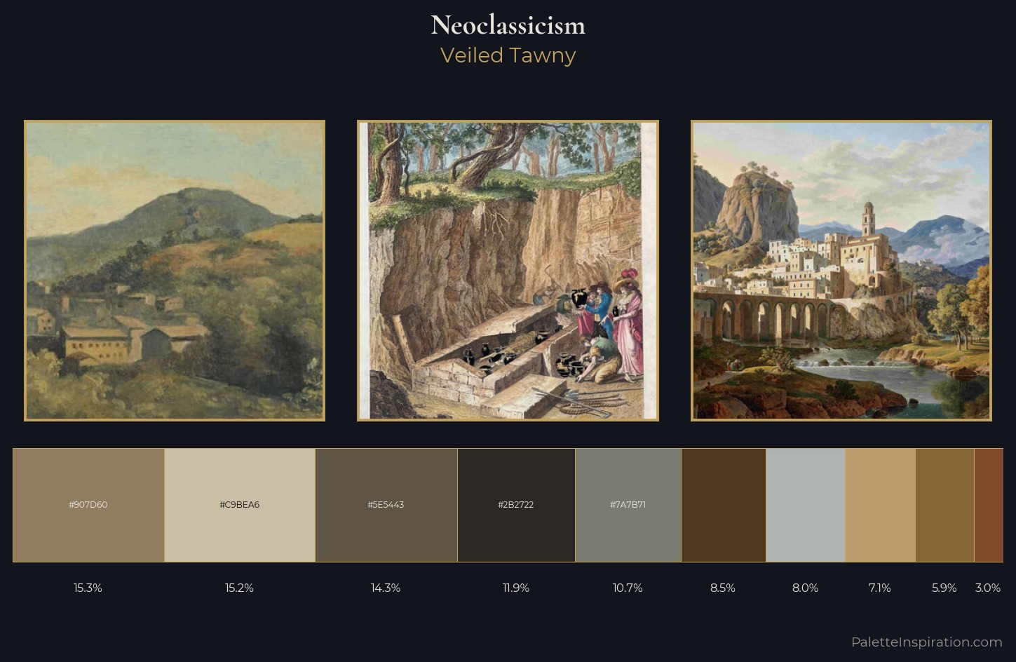 Neoclassicism Palette 24 — Veiled Tawny