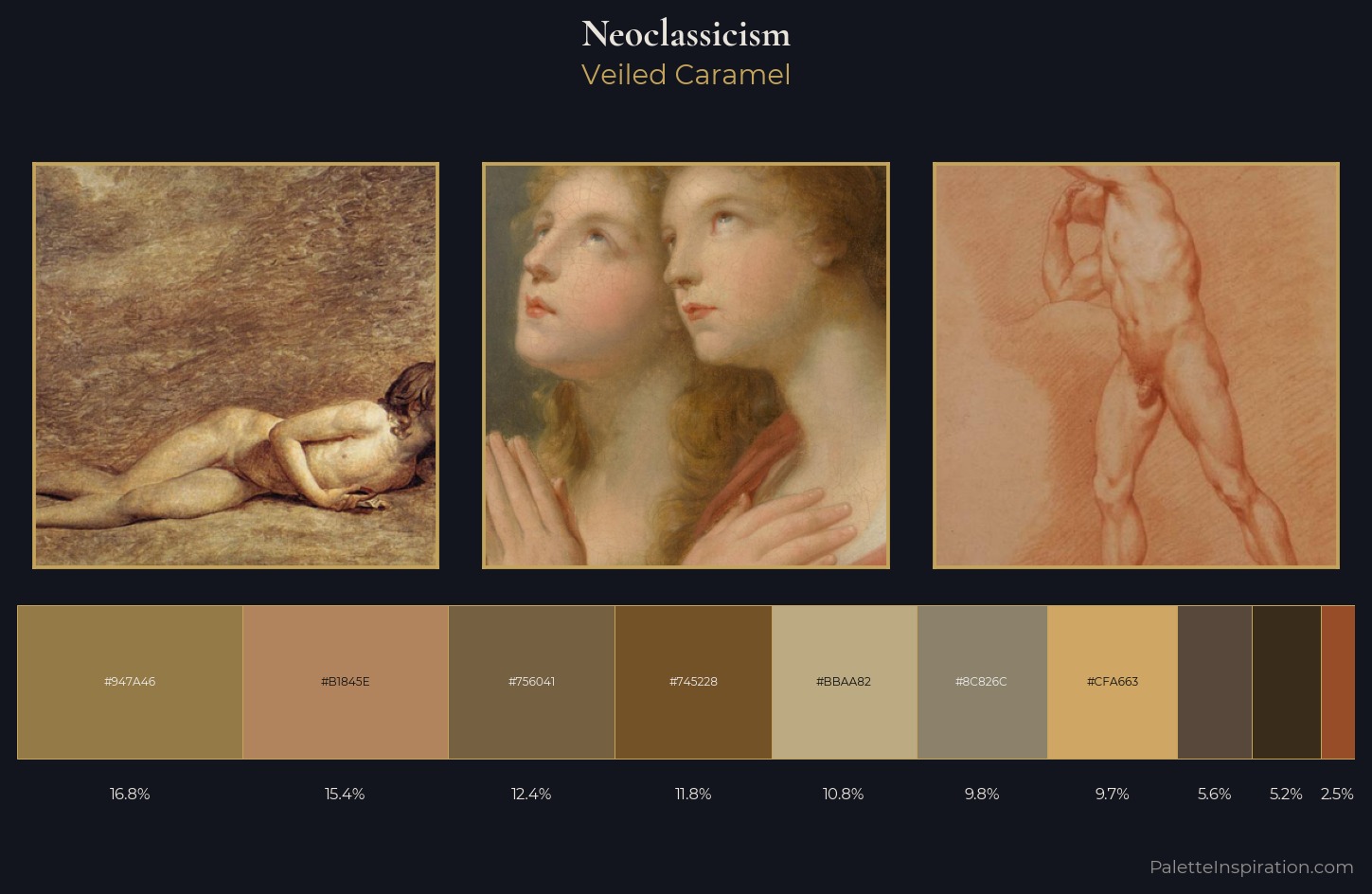 Neoclassicism Palette 25 — Veiled Caramel