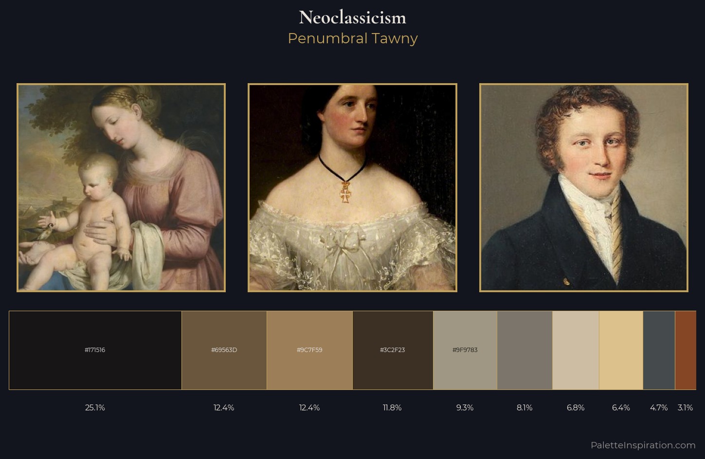 Neoclassicism Palette 28 — Penumbral Tawny