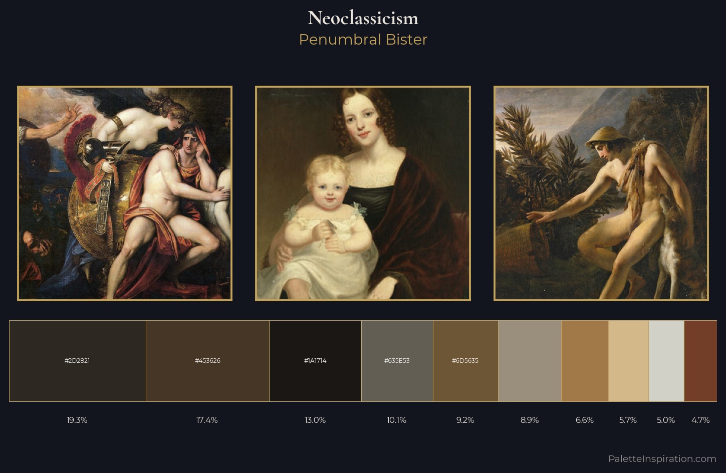 Neoclassicism Palette 32 — Penumbral Bister