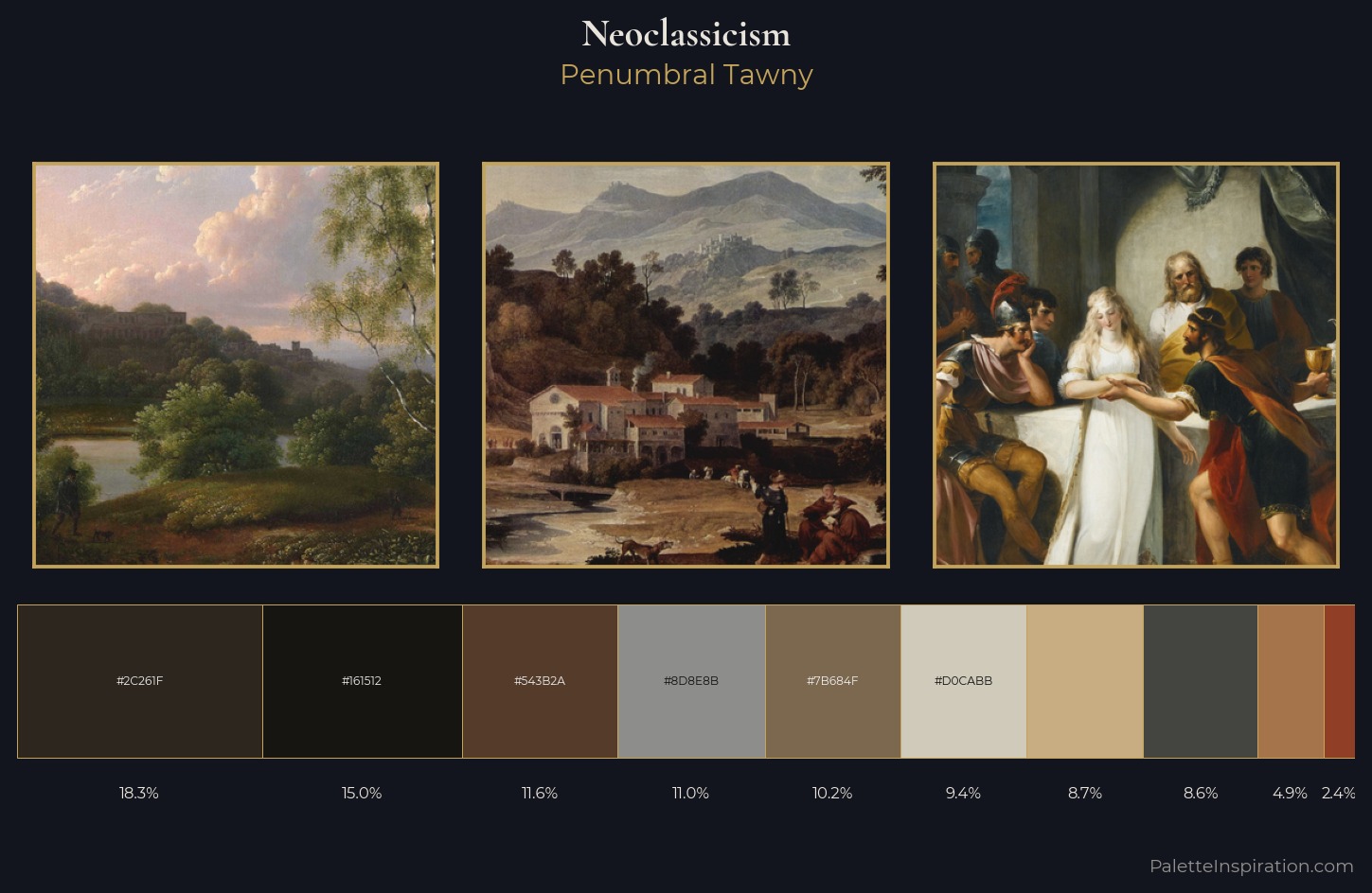 Neoclassicism Palette 34 — Penumbral Tawny